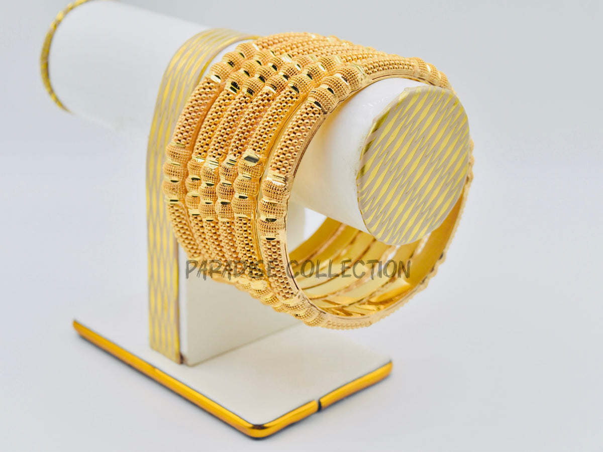High-Shine Sona Bangles – Classic Style in a Jewellery Gift Box