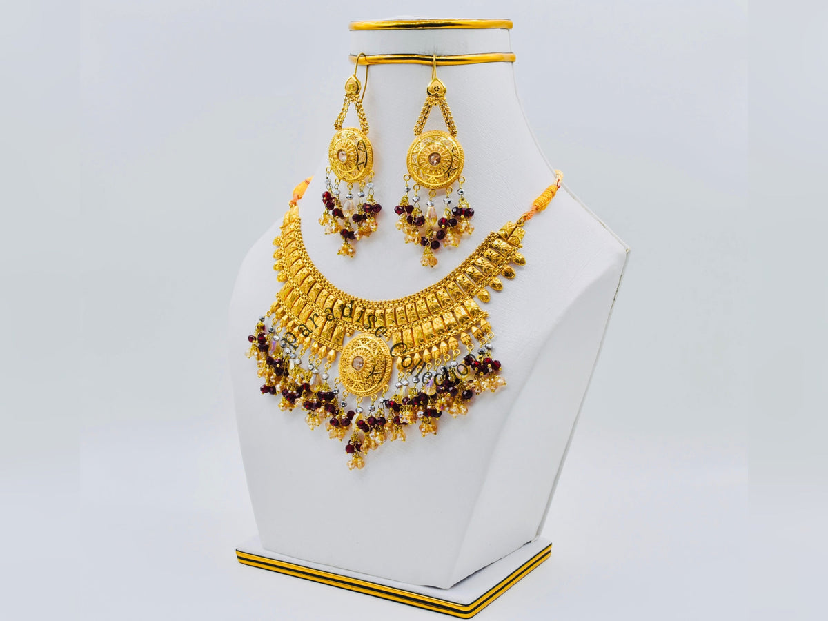 Premium Bridal Classic Necklace Set – Free Jewellery Gift Box