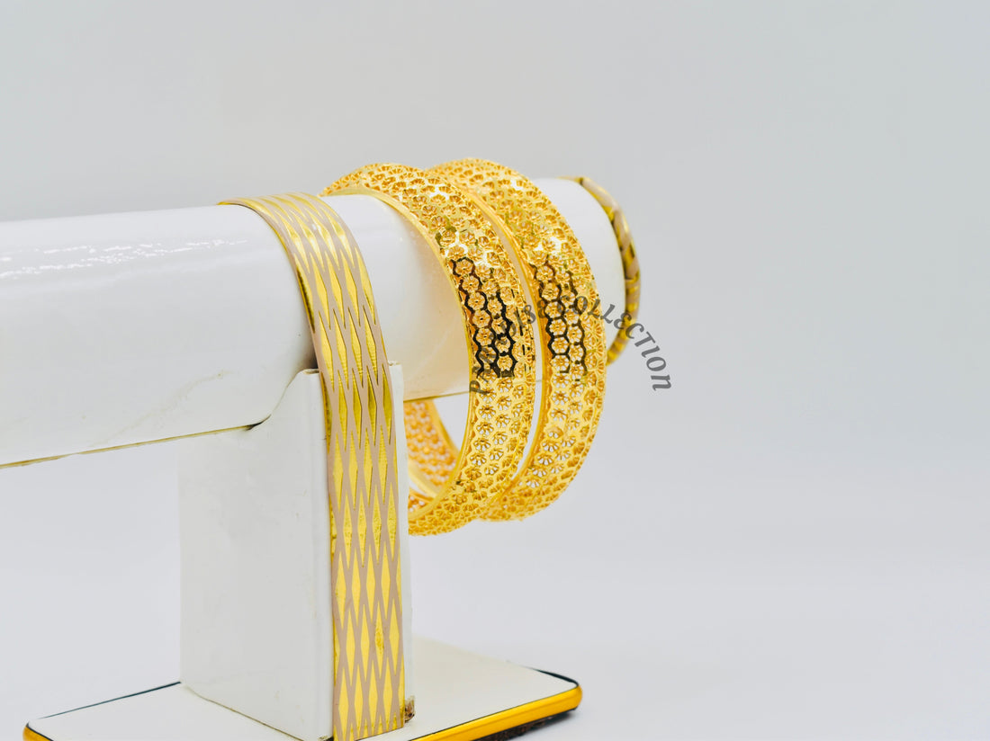 Luxe Edition Sona Finish Bangles – Designer Box Packaging