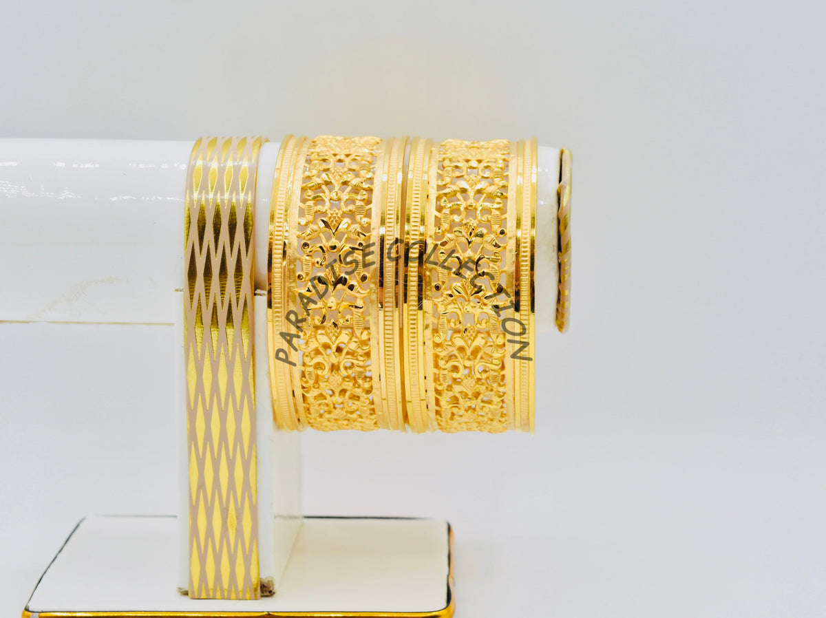 Luxury Designer Bangles Set – Gift-Ready with Elegant Box Packaging