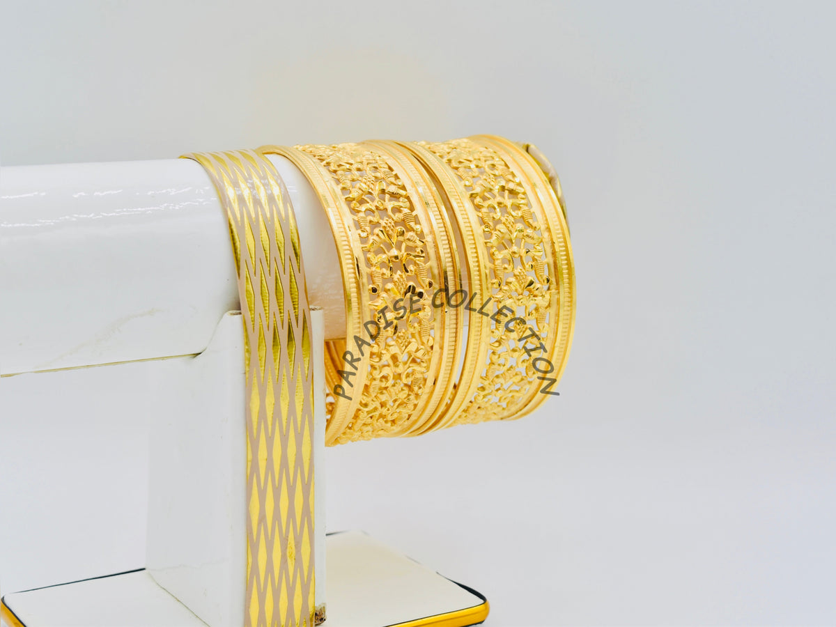 Luxury Designer Bangles Set – Gift-Ready with Elegant Box Packaging