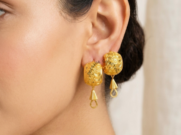 Premium Designer D Bali Earrings – Free Gift Box With Every Order