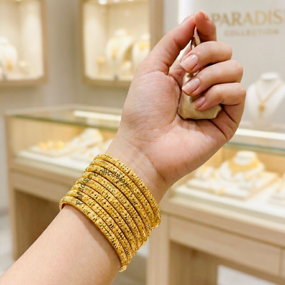 Stylish Thin Bangles Set – Free Luxury Jewelry  Box