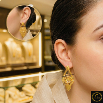 Thin Designer Earrings – Free Jewellery Box Included