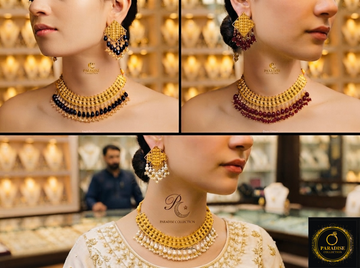 💖 Signature Luxe Necklace Set – 💎 Select Your Favorite from 5 Premium Colors