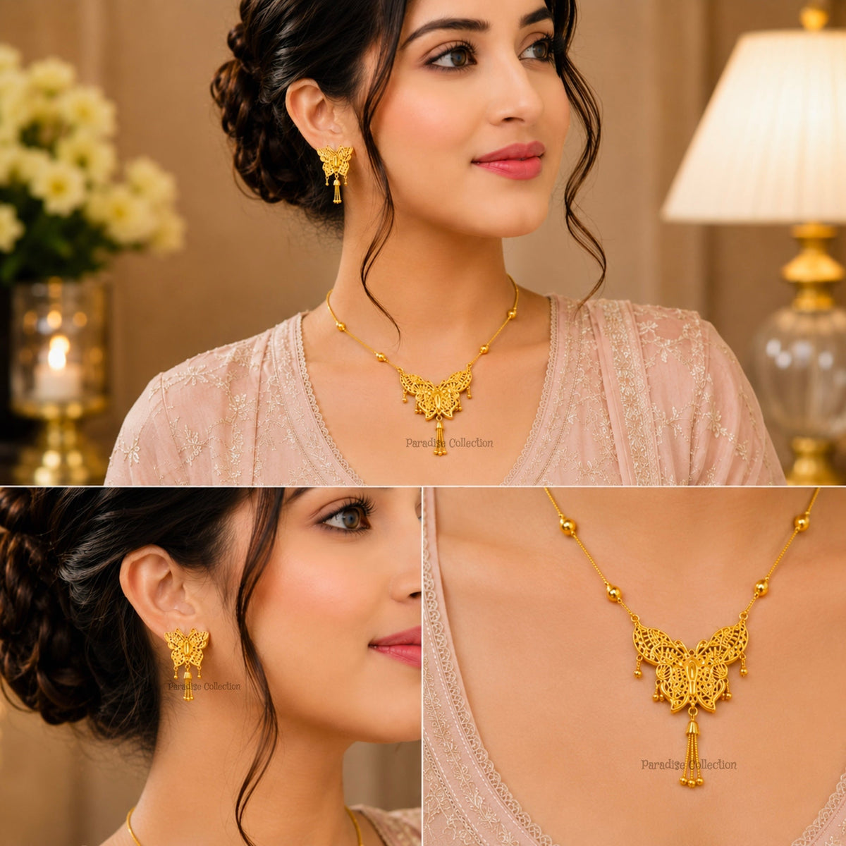 🌟Graceful Butterfly Design Necklace Set – Made for Your Special Moments 💖