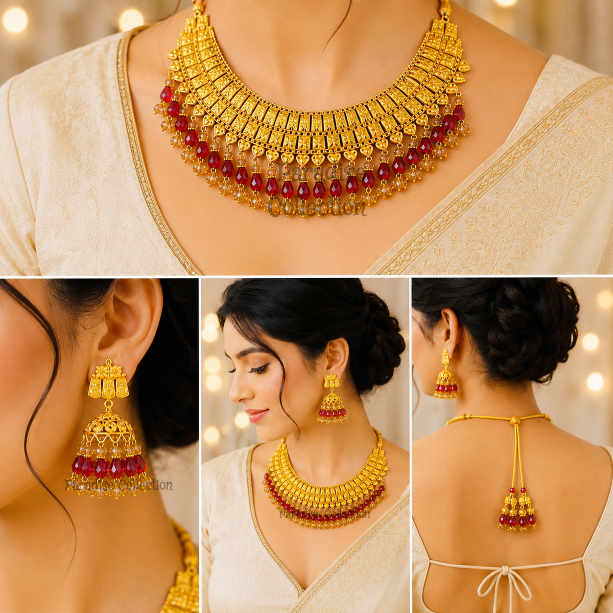 💫 Glamorous Necklace Set – Beautifully Packed with a Free Jewellery Box