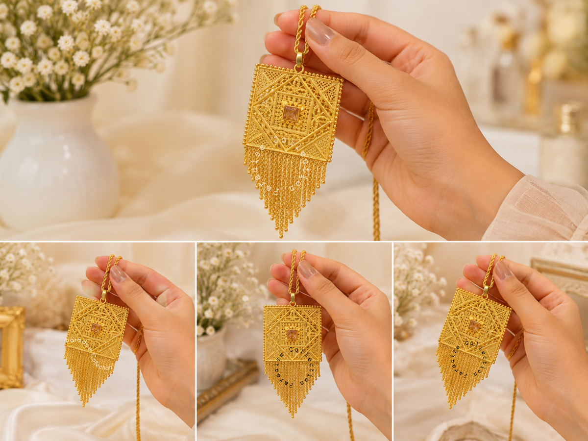 🌸 Beautiful Locket with FREE Chain – Elegance Made Complete 💖