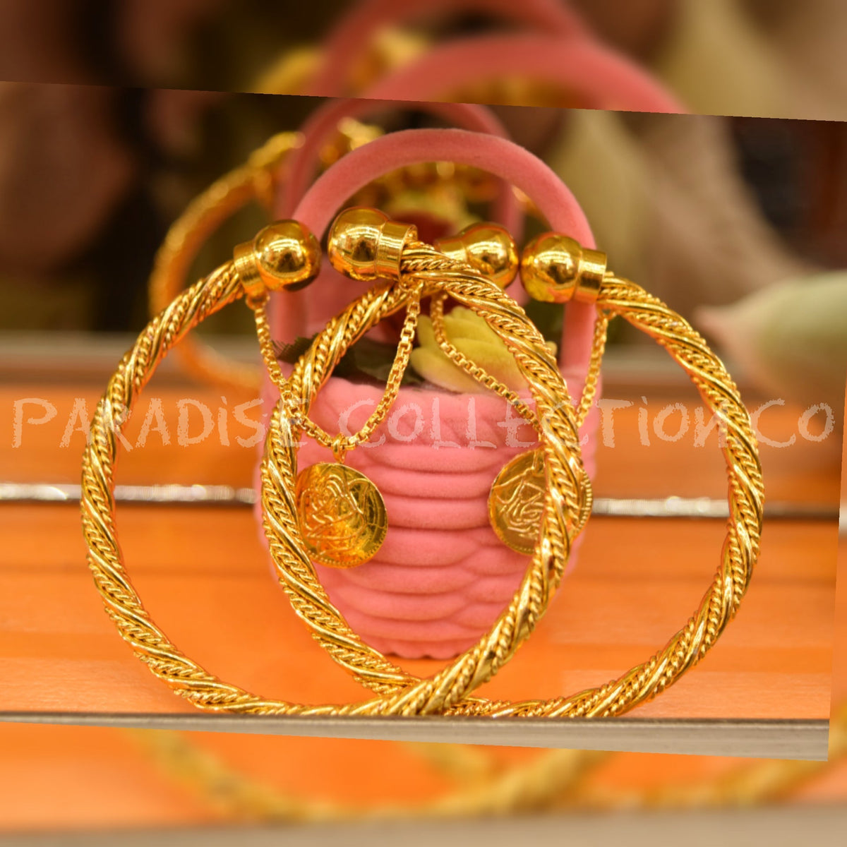 Latest Women’s  Coin Bangles with Free Fancy Jewellery Box – Perfect for Gifting