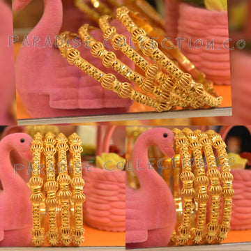 Beautiful Fancy Bangle Set With Fancy Jewelry Box Free High Quality