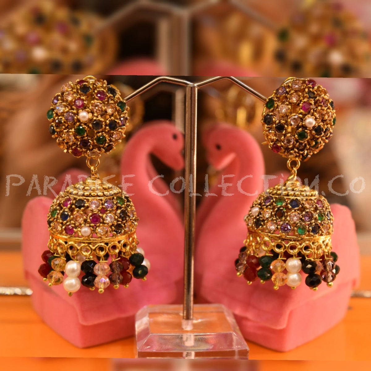 Modern Classic Jumka Earrings – Free Jewellery Box Provided