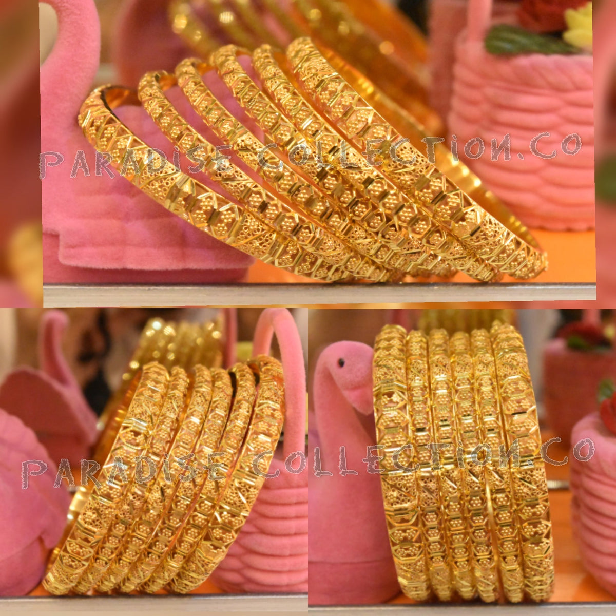 Elegant Bangles – Fashion Jewelry Set with Free Fancy Case