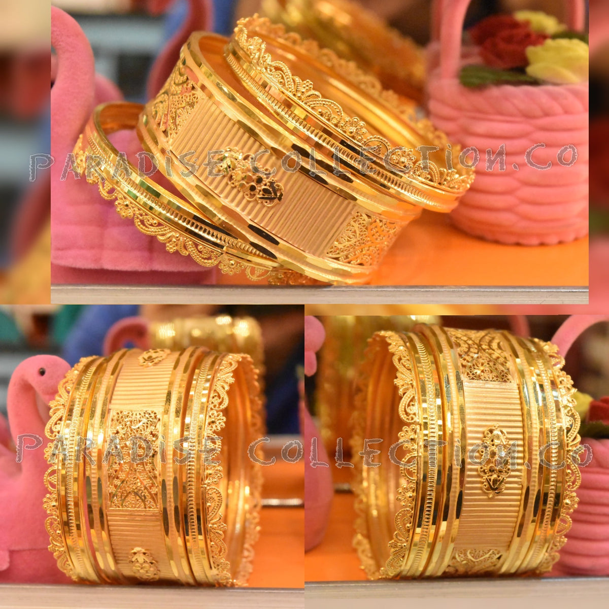 Luxury Bangles Set – Elegant Design with Free Designer Jewelry Box
