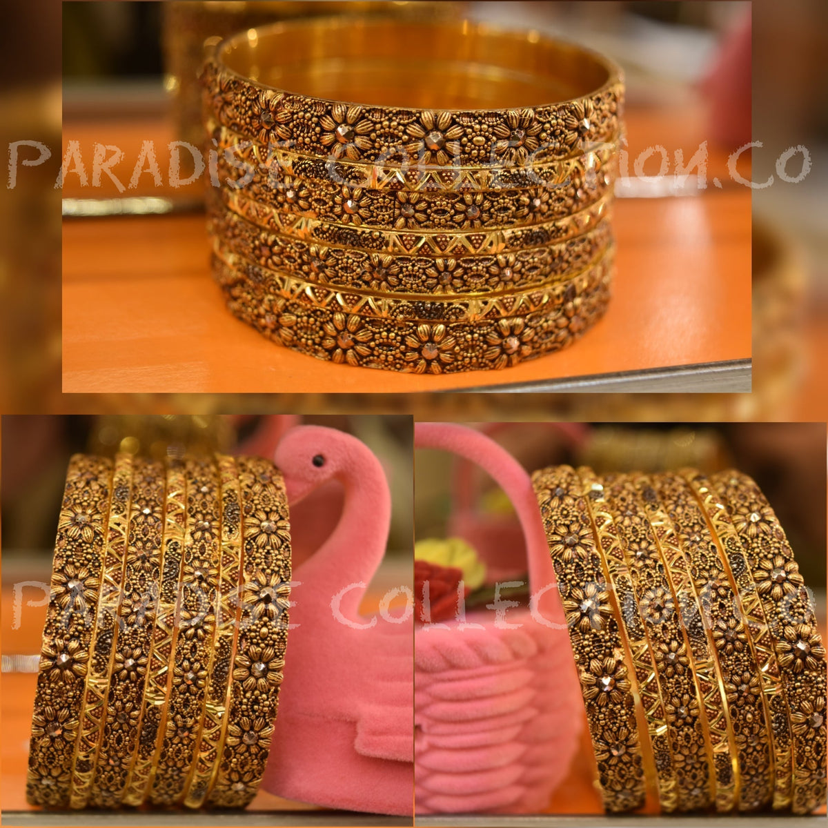 Antique Traditional Bangle – Paradise Signature Sona Polish