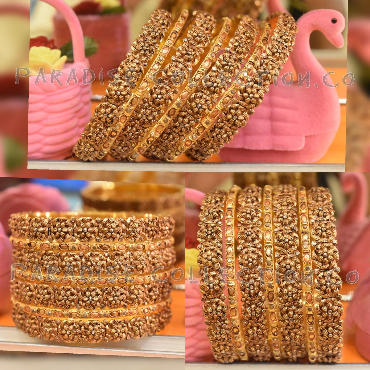 Antique Fancy Wedding Bangle – Sona Polish Design by Paradise