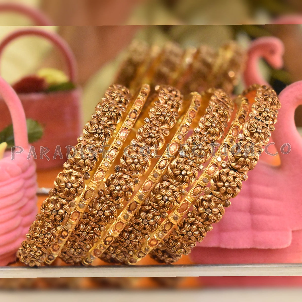 Antique Fancy Wedding Bangle – Sona Polish Design by Paradise