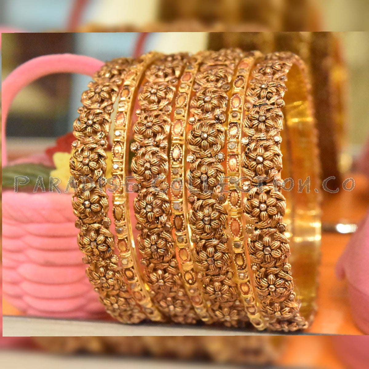 Antique Fancy Wedding Bangle – Sona Polish Design by Paradise