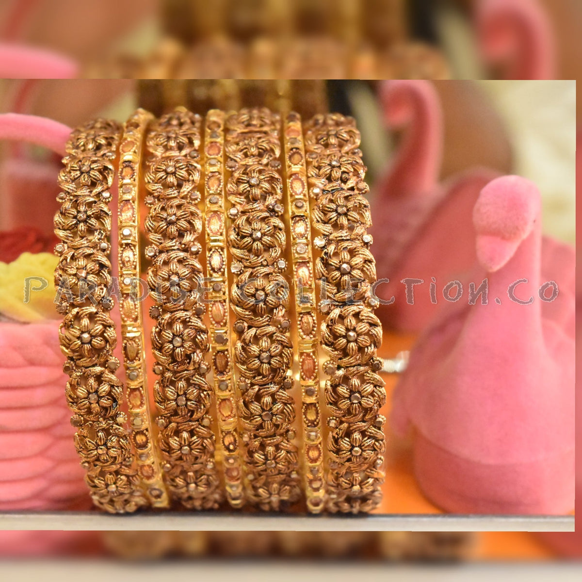 Antique Fancy Wedding Bangle – Sona Polish Design by Paradise