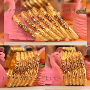 Traditional Style Bangles – Elegant Set with Fancy Box – Perfect for Gifting