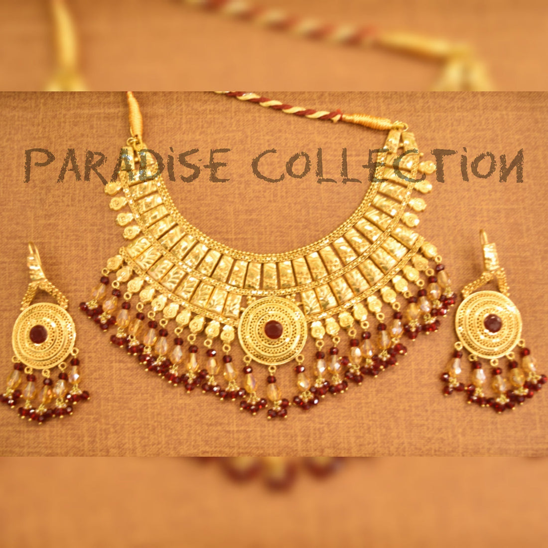 Classic Wedding Necklace Set – Comes with Free Jewellery Box