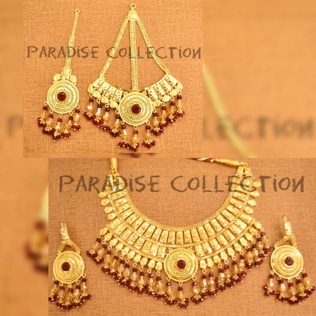 Classic Wedding Necklace Set – Comes with Free Jewellery Box