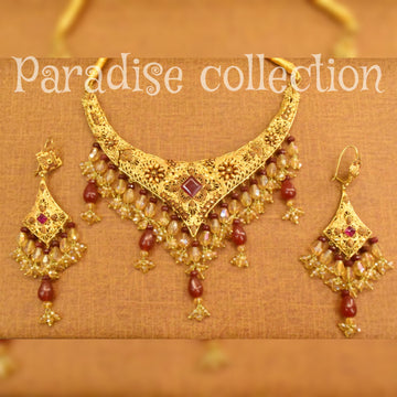 Heavy Look Designer Necklace Set – Comes with Free Jewellery Box