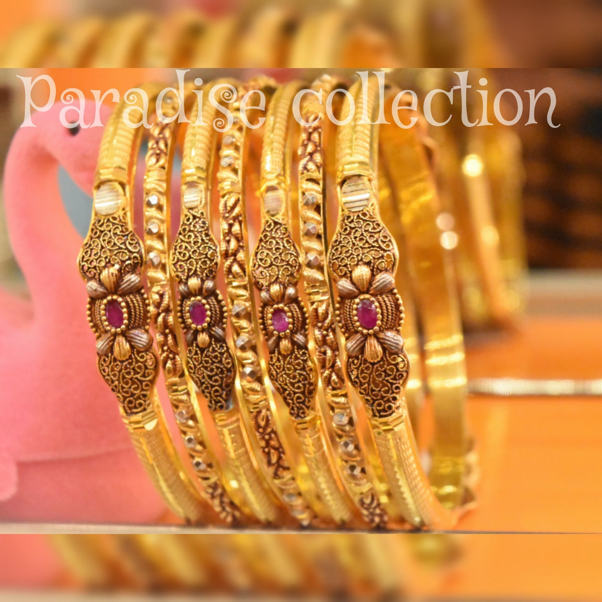 Ethnic Antique Bangle – Sona Polish Touch by Paradise