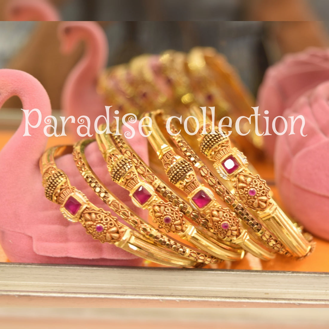 Antique Style Fancy Bangle – Paradise Sona Polish Craft