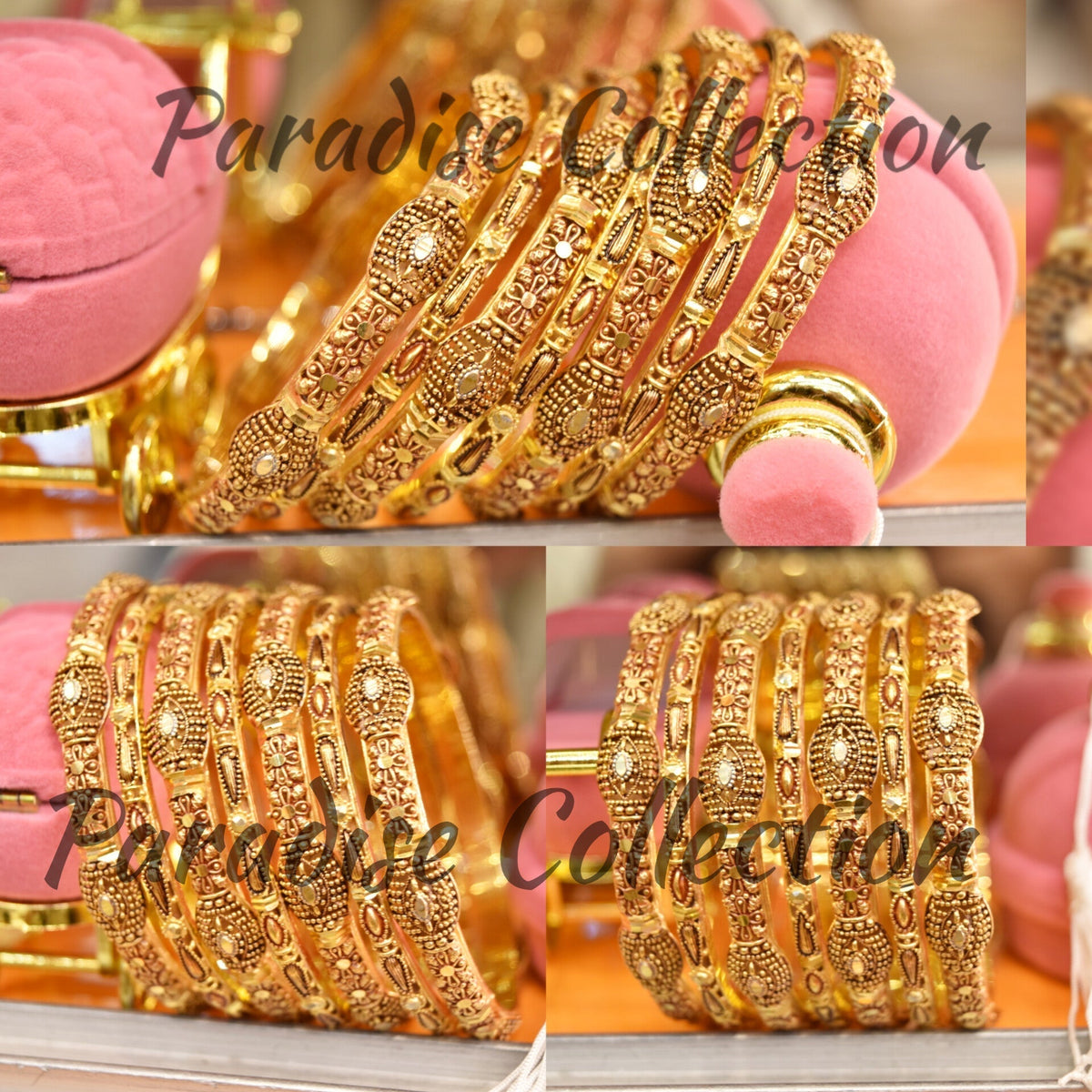 Royal Look Antique Bangle – Paradise Sona Polish Art