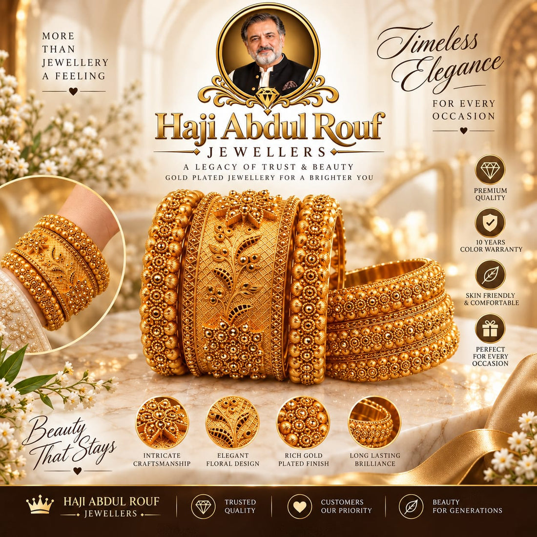 Golden Heritage Bangles